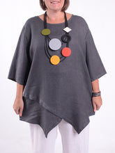 Lagenlook Linen Tunic - 12552, , Pure Plus Clothing, Lagenlook Clothing, Plus Size Fashion, Over 50 Fashion